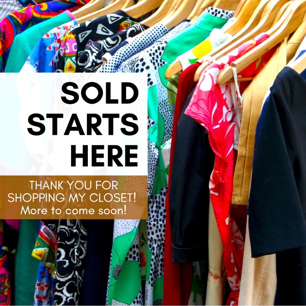 SOLD ITEMS START HERE!